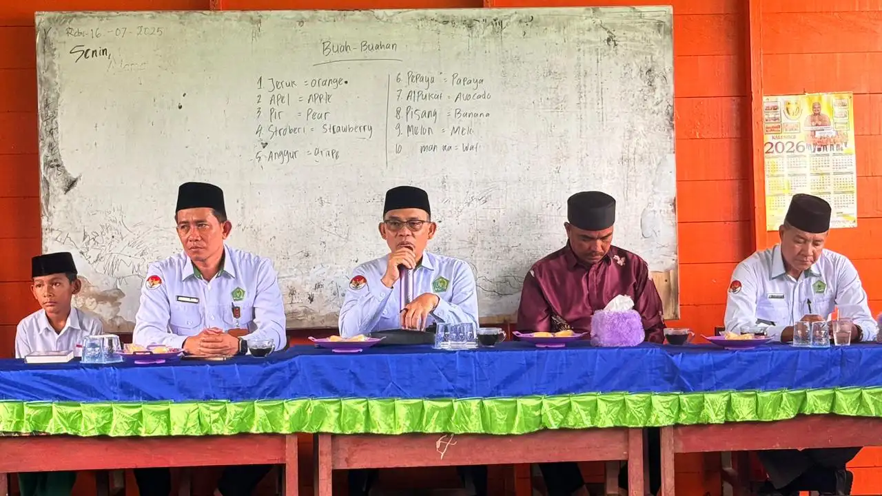 Perkuat Mutu Pendidikan, Kemenag Barut Pantau TKA, KBM, dan Sarpras MIN 2